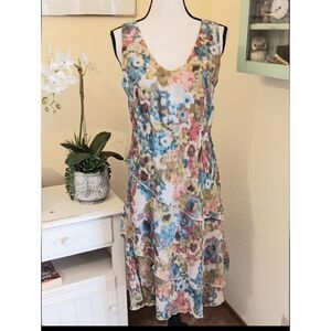 Vintage. Click Floral Tiered Dress. Ethereal. Floral.